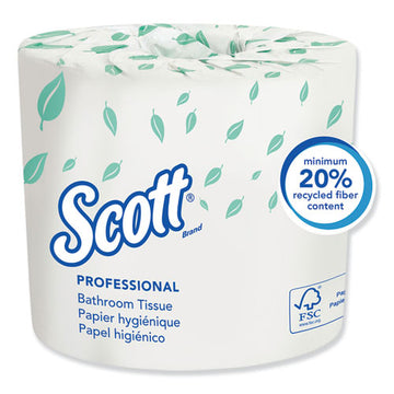 Scott® Essential Standard Roll Bathroom Tissue For Business, Septic Safe, 2-ply, White, 550 Sheets-roll, 80-carton freeshipping - TVN Wholesale